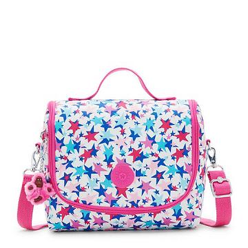 Kipling New Kichirou Printed Lunch Bag Taske Lyserød | DK 2158BE